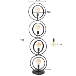 Discount Vloerlamp Turn around XL Vloerlampen