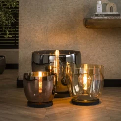 Discount Vloerlamp UP XXL - Smoke color glass Vloerlampen