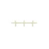 Wall coat rack Matto 3 - beige Wanddecoratie