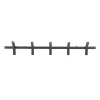 Wall coat rack Matto 5 - black Wanddecoratie|Kapstokken