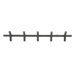 Wall coat rack Matto 5 - black Wanddecoratie|Kapstokken