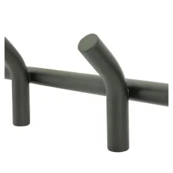 Wall coat rack Matto 5 - black Wanddecoratie|Kapstokken